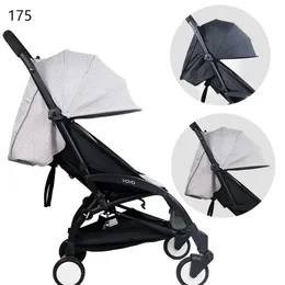 175 grader barnvagnstillbehör för Babyzen Yoyo Yoya sittplatser Sun Shade Cover Back Pocket Pocket Hood Madrass för Yoyo 201338y