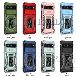 Slide Window Ring Armor Case Magnetic Kickstand Phone Case With Ring Holder For IPhone 15 Pro Max Moto G stylus 2023 Motorola 5G Power Pure Edge E22 G53 G73 Google 7 8 Pro
