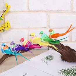 Trädgårdsdekorationer Dekorativ simulering Foam Bird 5.9x1.3x1.5in Home Dormitory Store Ornament Wedding Ceremony Supplies Cute Craft