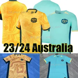 2023 Austrália Seleção Nacional de Futebol Jersey Kerr Yallop Kennedy Fowler Foord Catley van Egmond Simon Polkinghorne Cooney-Cross camisa de futebol masculino kits infantis