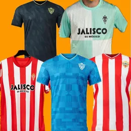 23/24 De Gijon Soccer Jersey 2023 2024 Home Ud Almeria Sadiq Dyego Sousa Akieme Juan Villar Football Shirts Rivera P.garcia hirt Men add kidssocks full sets