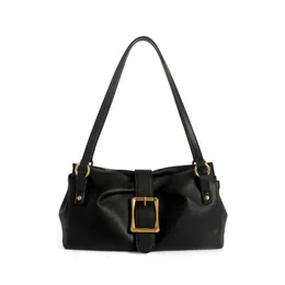 HBP новые женские сумки подмышки, дизайнерская модная французская сумка-трость, кожаная наклонная сумка на плечо из воловьей кожи, маленькая сумочка