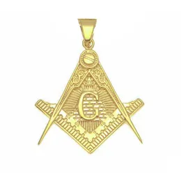 Pendant Necklaces Stainless Steel Mason Masonary Masonic Charm Fraternity New Arrival Unique Compass Square Fraternal Association Neck Dhqqx