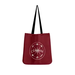 Borse di stoffa fai da te Borse di stoffa personalizzate uomo donna Borse di stoffa pochette totes zaino da donna professionale Rosso scuro regali personalizzati per coppie unici 74173