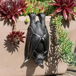 Decorações de jardim criatividade moda morcego vaso de flores decoração pingente de cabeça para baixo ornamento presente decoratio