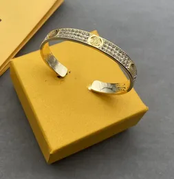 Full Diamond Stali Stal Stael Fashion damskie męskie bransoletki bransoletki otwartą bransoletkę biżuterii