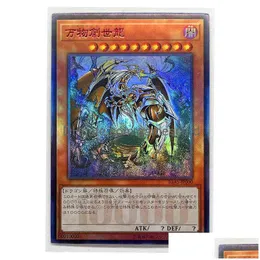 Yu Gi Oh Giapponese Ten Thousand Dragon Fai da te Giocattoli Hobby Hobby Collezionismo Game Collection Carte G220311 Consegna di goccia Dhnol