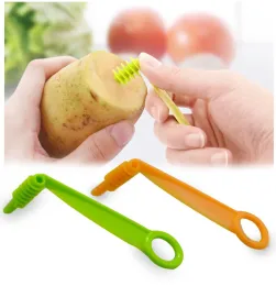 Новый креативный спиральный нож для огурцов, инструменты для фруктов и овощей, вращающийся многофункциональный резак и режущее устройство, кухонные гаджеты ZZ