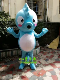 Azul mar cavalo hipocampo mascote traje personagem dos desenhos animados mascote adulto tamanho natal para festa de halloween evento