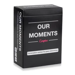 Wholesales Our Moments Card Game Couples Edition Conversation Starters for Great Relationships Adults Board Game Valentine's Day Present Date Night Gift Cheap