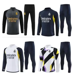 2023 2024 Real Madrid Kids Kit Tracksuit Training Suit Vini Jr Bellingham 23/24 Real Madrid Men Football Camaveringa Sportswear Chandal Futbol Survetement 111