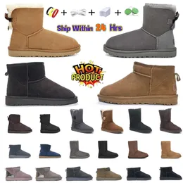 Austrália bottes UGGLI ug Botas altas clássicas curtas ultra mini plataforma castanha preta madeira flutuante floresta noite cabra carvão sapatos femininos sobre o joelho