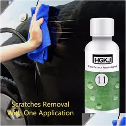 Care Products 20ml Car Polish Paint Fair Scratch Agent Pinishing Wax Coating Kit Hgkj-11 Drop Droper Dress