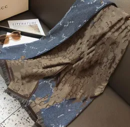 Duża marka Khaki Dżinsowa dopasowana do koloru dwustronnego zagęszczona sztuczna kaszmirowa szalik Zewnętrzny szal zima ciepłe szaliki hurtowe