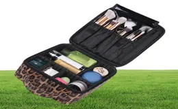 CALDWELL Reise-Make-up-Tasche, großes Fassungsvermögen, tragbares Organizer-Etui mit Reißverschluss, Leopardenmuster, Geschenk für Frauen4369638