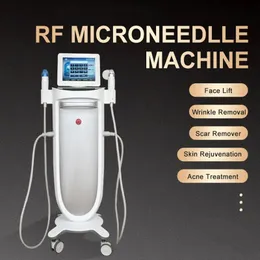 Konkurrenskraftig prisfraktion RF Gold Microneedle Machine 2 Handtag 25 stift 49 Pins Korean RF Microneedling