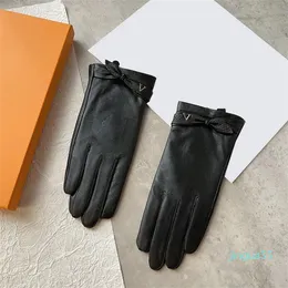 Gants en cuir pour hommes et femmes, mitaines doublées en cachemire, gants chauds d'extérieur pour la randonnée, l'escalade, le cyclisme et la marche