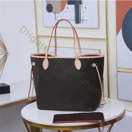 2 piezas de 2 piezas con bolsas de compras billetera de billetera de lujo bolsos de moda de cuero genuino de alta calidad bolsos compuestos de la dama PUR323Q