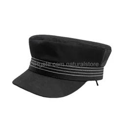 Berets Winter Fashion Street Beret for Women Solid Plain Newsboy Cap Ladies Catton Cotton Hat Girls Caps Caps Drop Delive dhgwp