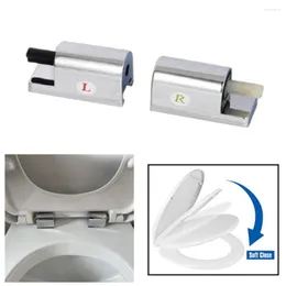 Toilet Seat Covers 1pcs Hinge Lid Hinges Cover Mounting Fixing Connector For Bathroom Universal Replacement Soft Close