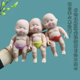 Dockor 6 "Micro Preemie Full Body Silicone Baby Doll" Anaya "och" Asher "Livsliknande Mini Reborn Doll Surprise Children Anti-Stress 230811