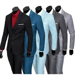 chaqueta chaleco pantalones Nueva primavera para hombre slim fit negocios trajes de tres piezas Hombre buen vestido de novio hombres Blazers Sh255p