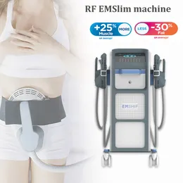 Neo RF Slim Machine EMS العضلات الكهرومغناطيسية تحفز فقدان الوزن 4 مقابض آلة تنحيف الجسم كرسي العضلات الحوض