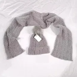 1set Winter Man Beanie Scarf Fajna dzianowa czapka Kobieta Dzianing Kapelusz unisex ciepły kapelusz klasyczny czapkę czarny biały dzianinowy kapelusz z szalikami, szalik 180 cm*22 cm