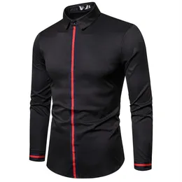 Markyi Color Striped Desgin Korean modeklänningskjorta för män plus storlek 5xl klänningskjorta för Men246L