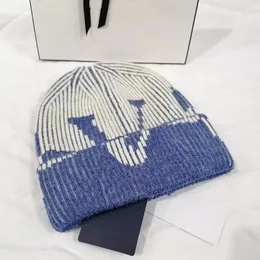Chapéus de designer de moda masculino e feminino gorro outono/inverno chapéu de malha térmica marca de esqui gorro de alta qualidade xadrez crânio chapéu quente boné