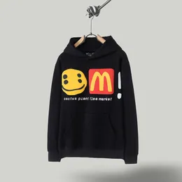 Designer hoodie cpfm Nya herrhuvtröjor Puff Print Cactus Plant Flea Market Big McDonalds Special Sauce Hamburger Men Women 1 459