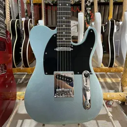 Chitarra elettrica classica TL di colore blu metallizzato 6 corde Guitarra Spedizione gratuita