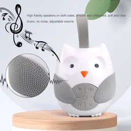electricrc حيوانات Owl Baby Musical Player Sleeping Noise Machine Toddlers Toddactive Toys Silicone Strap Cartoon Express Education Gift 230915