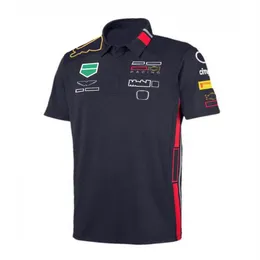 F1 Formuła 1 fani krótkoczepowe koszulki polo kultury samochodowe Wspólne suche szczyty wyścigowe T-shirty mogą to być Cu2416