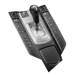 Для Porsche Panamera 2010-2016 внутренняя центральная панель управления дверная ручка наклейки из углеродного волокна наклейки стайлинг автомобиля аксессуары292b