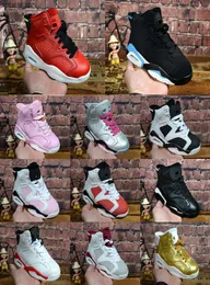 البنات Boys Baby Toddler Running Shoes Kids Shoes Jumpman 6 VI Boy و Gril Sport Sneaker Athletics Basketics Shoes8981673