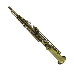 Eastern Music Pro Atique Color Soprano Soprano Saxophone مع G Key SOP ساكس