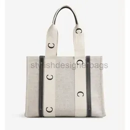 Tote 2023 Nieuwe Canvas Tote Bag Designer Tas Grote Capaciteit Commuter Vrouwelijke Handtas Tote Designer Tas Strand Bagstylishdesignerbags