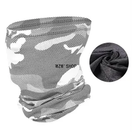 Cycling Caps & Masks Summer Fishing Scarf Face Cover Neck Gaiter Dustproof Headscarf Sun Protection Motorcycle Hiking Balaclava3100