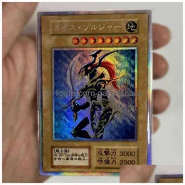 Yu-Gi-Oh Cr / Ser Black Luster Soldier Klasyczna japońska kolekcja tekstur Flash Karta Flash Nie oryginalna G220311 Drop dostawa dhfrq