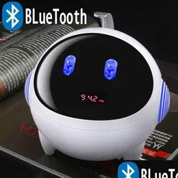 Przenośne głośniki oryginalne iBox Spaceman Bluetooth głośnik Q1 z Radio Radio SD Reader subwoofer robot ET LED Eyes Alien Bass Drop Dhlzh