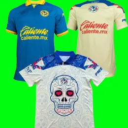 23 24 Liga MX Club America America 축구 유니폼 R.martinez J.Quinones D.Valdes G.Ochoa Giovani Fidalgo M.Layun A.Zendejas 2023 2024 축구 남자 아이들 키트 셔츠