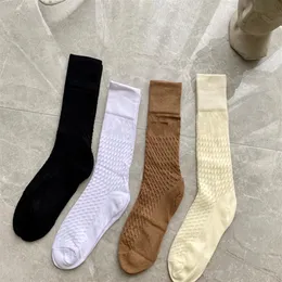 New Designer Net Cotton Hosiery Socks Stockings For Women Fashion Ladies Girls streetwear Letter Sock Stocking Drop 251U