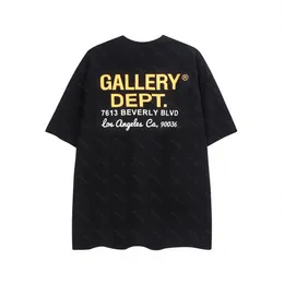 Galerie Dept Harajuku 23ss Spring Vintage Myte Letters Drukowane logo T Shirt Lose Oversied Hip Hop unisex krótkie koszulki z krótkim rękawem 04
