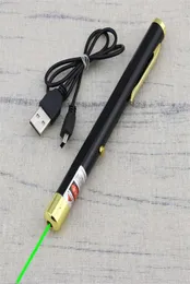 BGD 532nm Penna puntatore laser verde Batteria ricaricabile incorporata Puntatore Lazer di ricarica USB per ufficio e insegnamento336D9087130