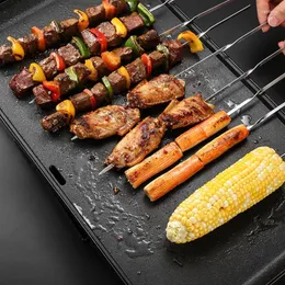 Werkzeuge 10/20/50pcs Barbecue Spieß BBQ Edelstahl 34 cm Spieß