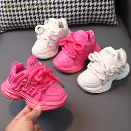 Athletic Outdoor 2023 Baby Chunky Shoes Girl Sports Toddler Boy Fashion Solid Color Sneakers 1-6 Years Kids Casual Breathable Running 230915