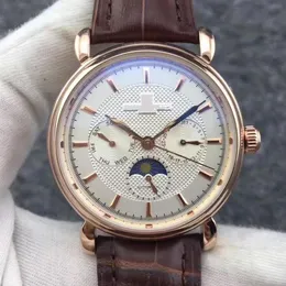 Orologio da uomo di lusso AAA orologi di design orologio meccanico di alta qualità in pelle marrone moda uomo in acciaio inossidabile automatico Mo293E