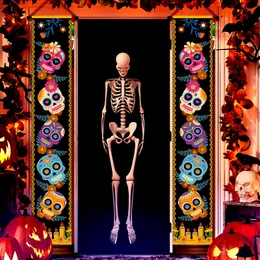 180x30cm Halloween Flags Door Banner 100D Polyester Hanging Decoration Banners WSJ20222216