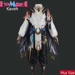 Tema traje kaveh cosplay genshin impacto peruca halloween comic con roupas anime jogo impacto plus size 230914